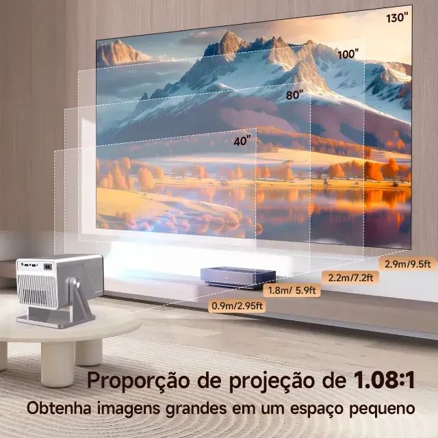 Projetor Magcubic X7 Android 14 - Foto 3