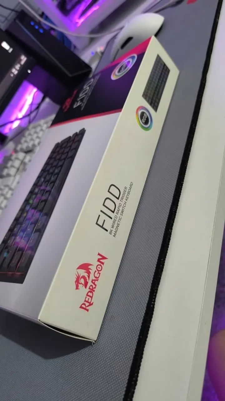 Teclado Magnético Redragon Fidd 8k - Foto 3