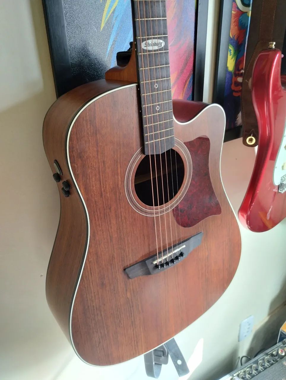 Violão Strimbergh SD300 cutway com bag luxo - Foto 4