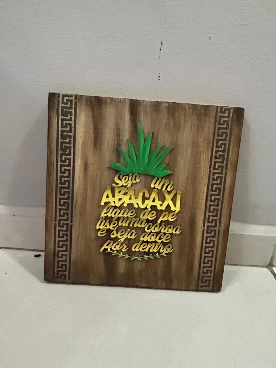 Quadro de abacaxi 