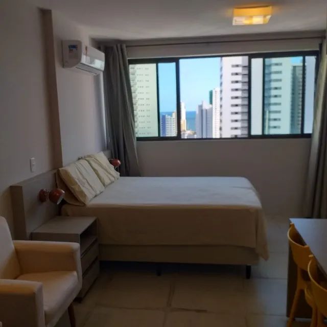 Kitnet top, mobiliado, em Boa Viagem-Recife