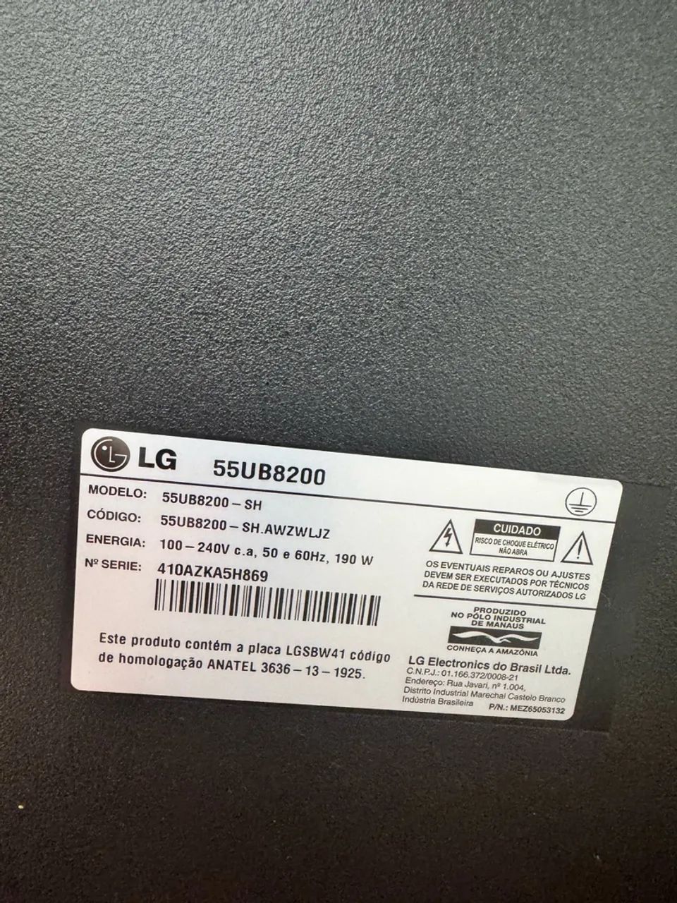 TV LG 55 polegadas funcionando perfeitamente  - Foto 2