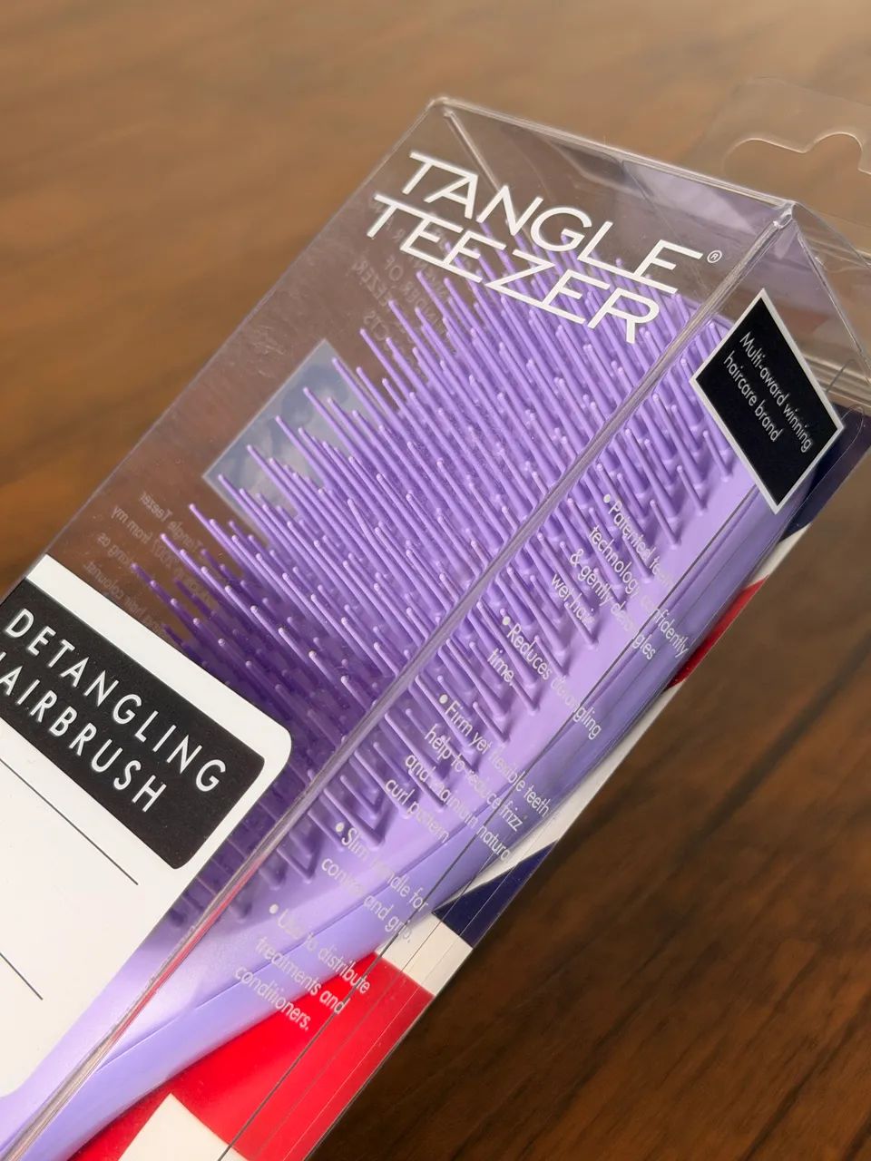 escova tangle teezer naturally curly roxa - Foto 4