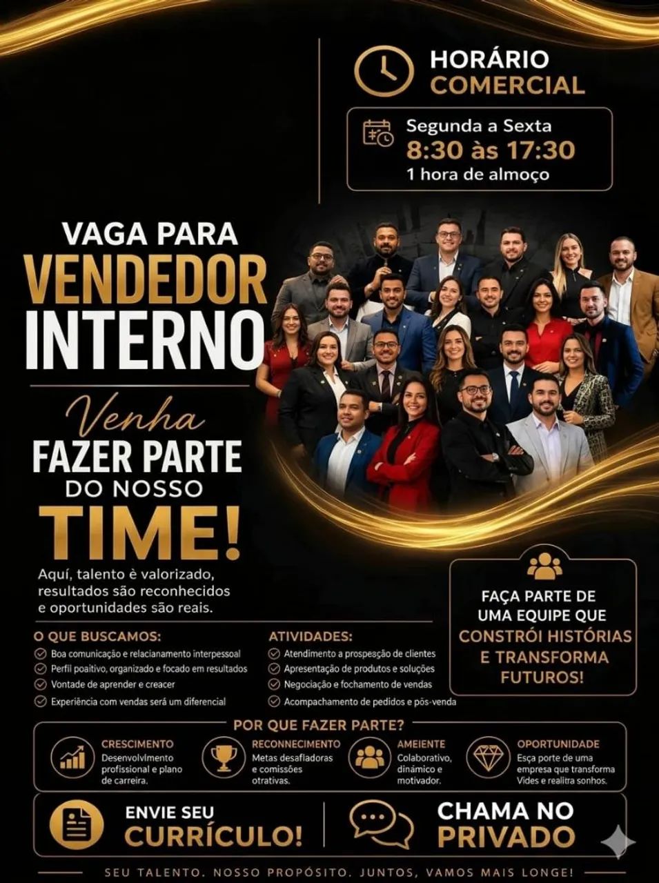 5 Vagas para Consultor de vendas 