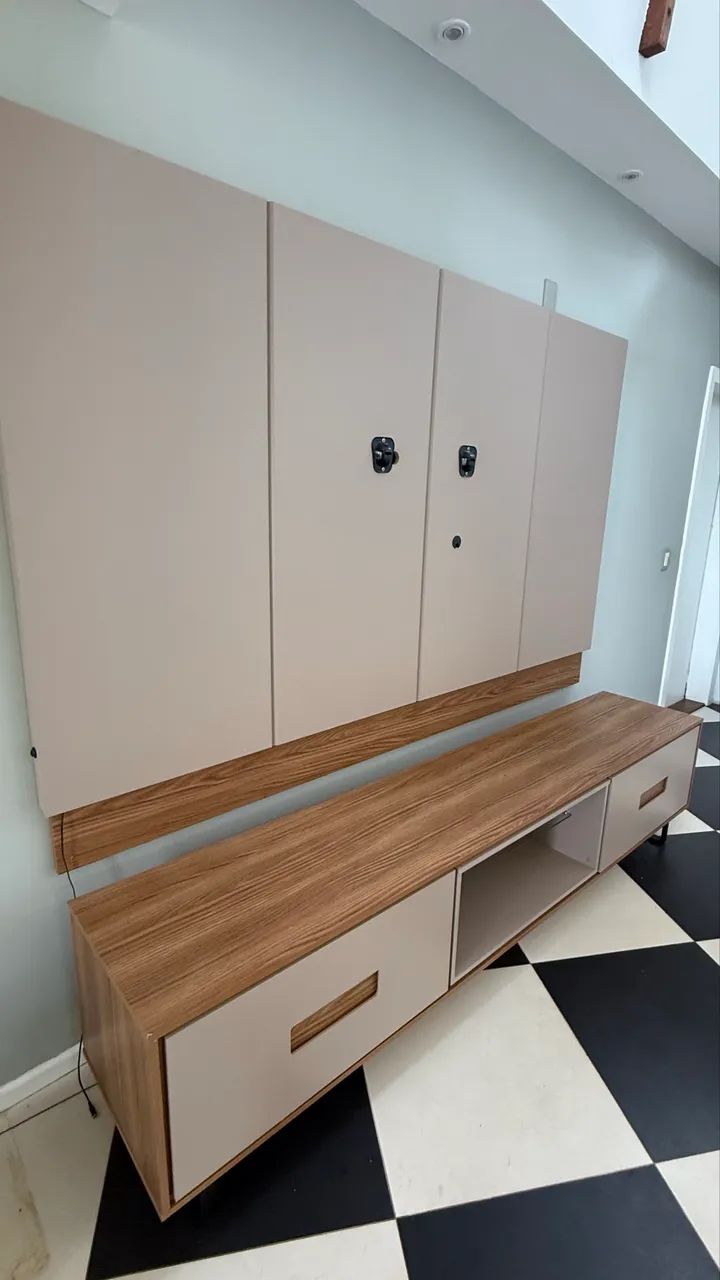Bancada com Painel para TV até 75" com LED - Foto 3