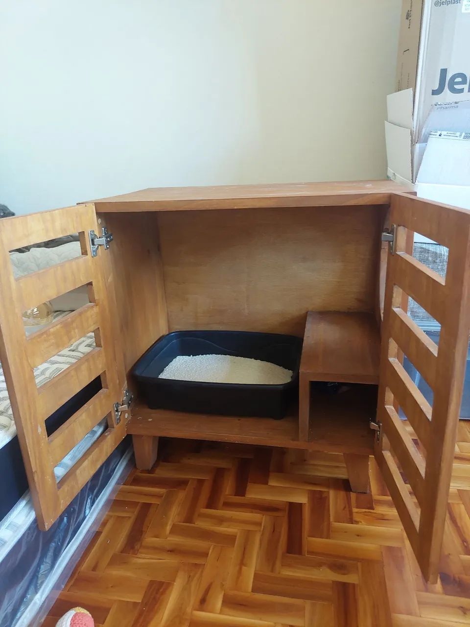 Móvel para caixa de areia - gatos - Foto 3
