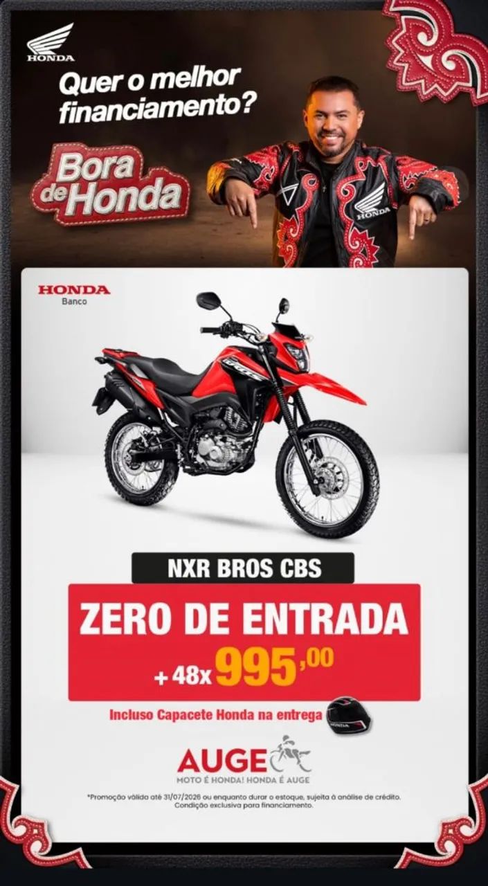 MOTO ZERO KM 