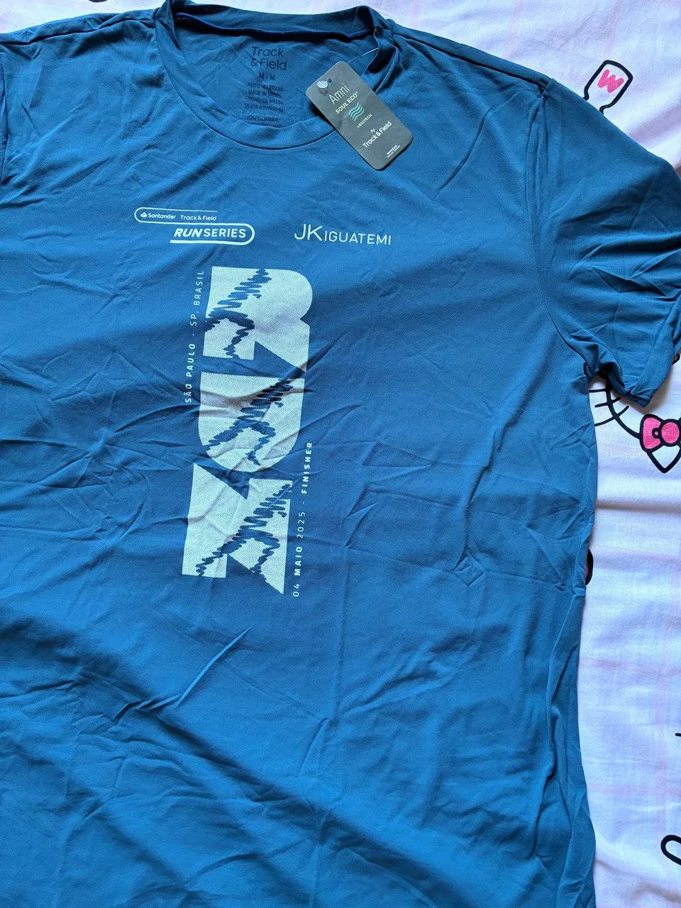 Camiseta track field azul nova m - Foto 5