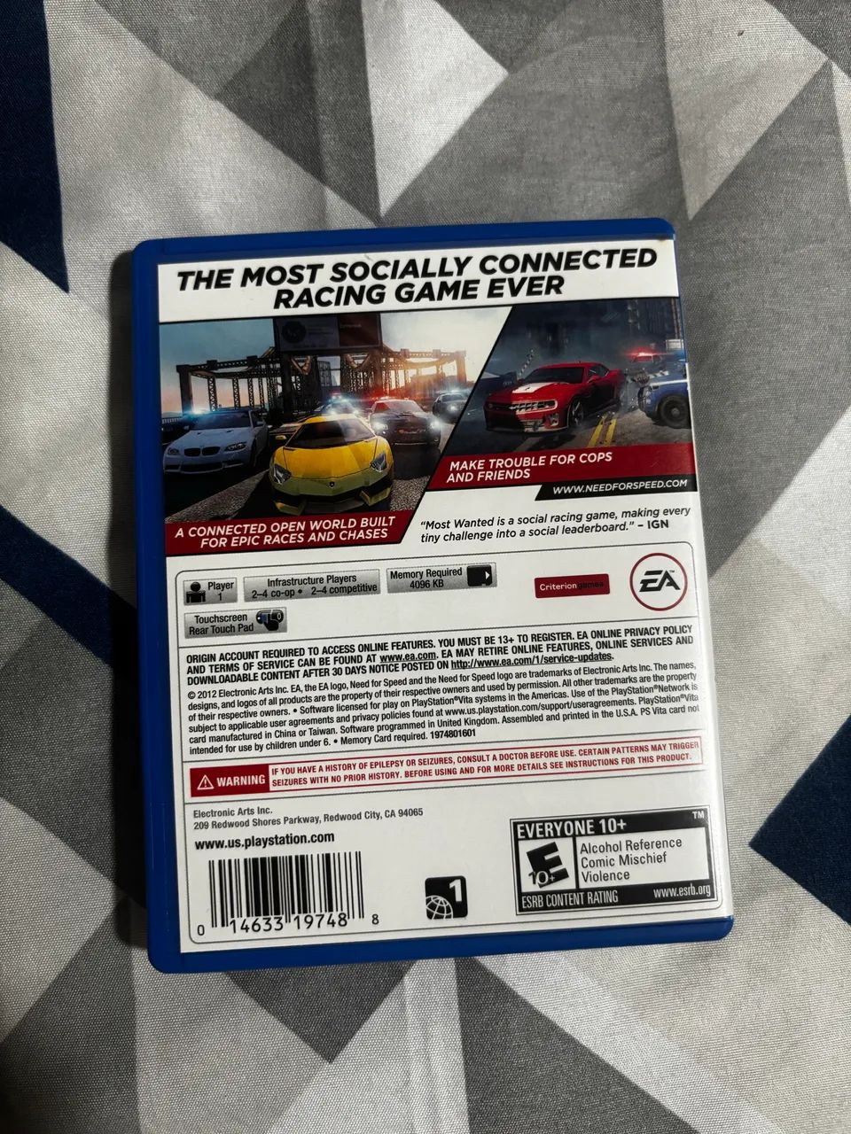 Need for speed most wanted psvita original - Jogos de Vídeo Game