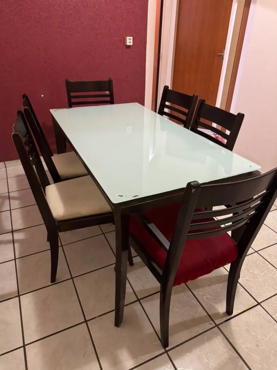 Mesa de Jantar com 6 cadeiras