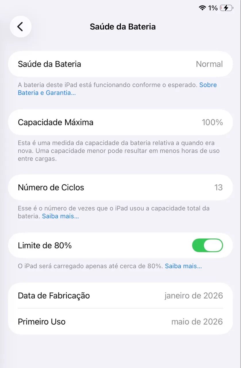 iPad 11 128gb silver (prata) 2 meses de uso - Foto 5