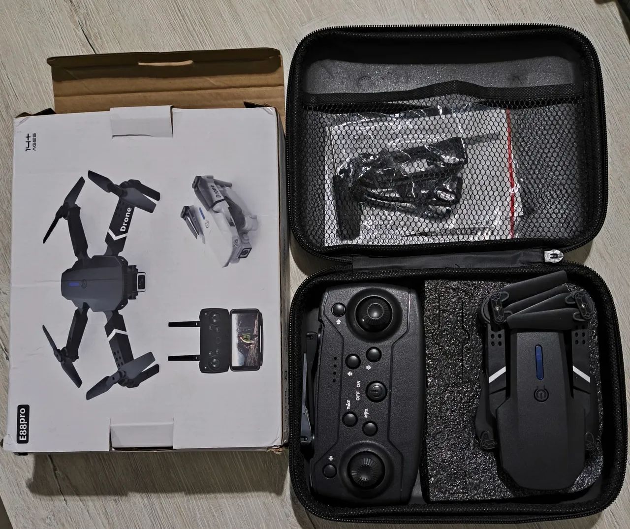 Drone E88 PRO Completo - Foto 2