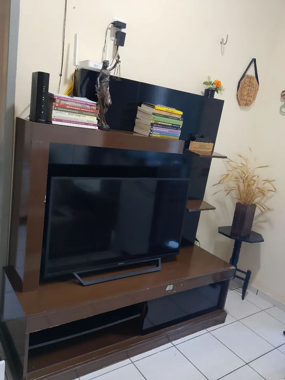 Rack com painel para tv 
