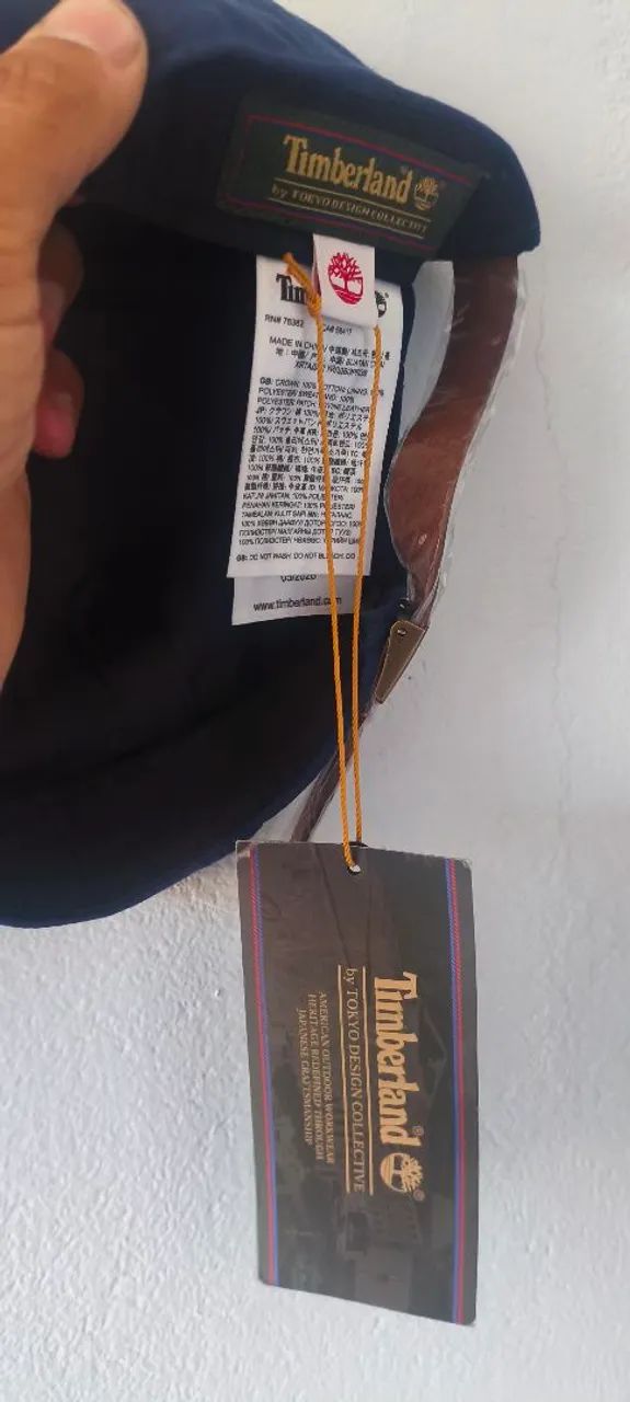 Boné Original Timberland Limitado Azul Novo - Foto 3