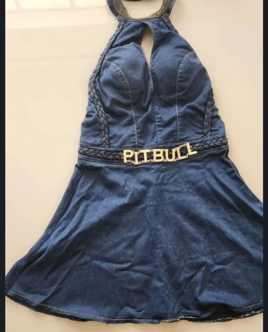 Vestido jeans pitbull original - Foto 3