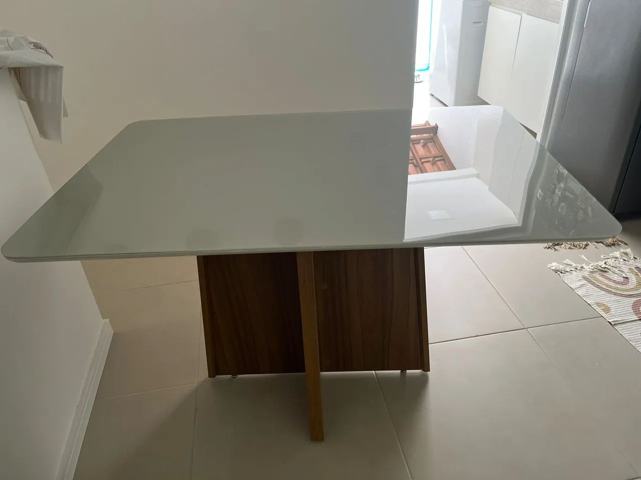 Mesa Tampo de vidro  - Foto 3