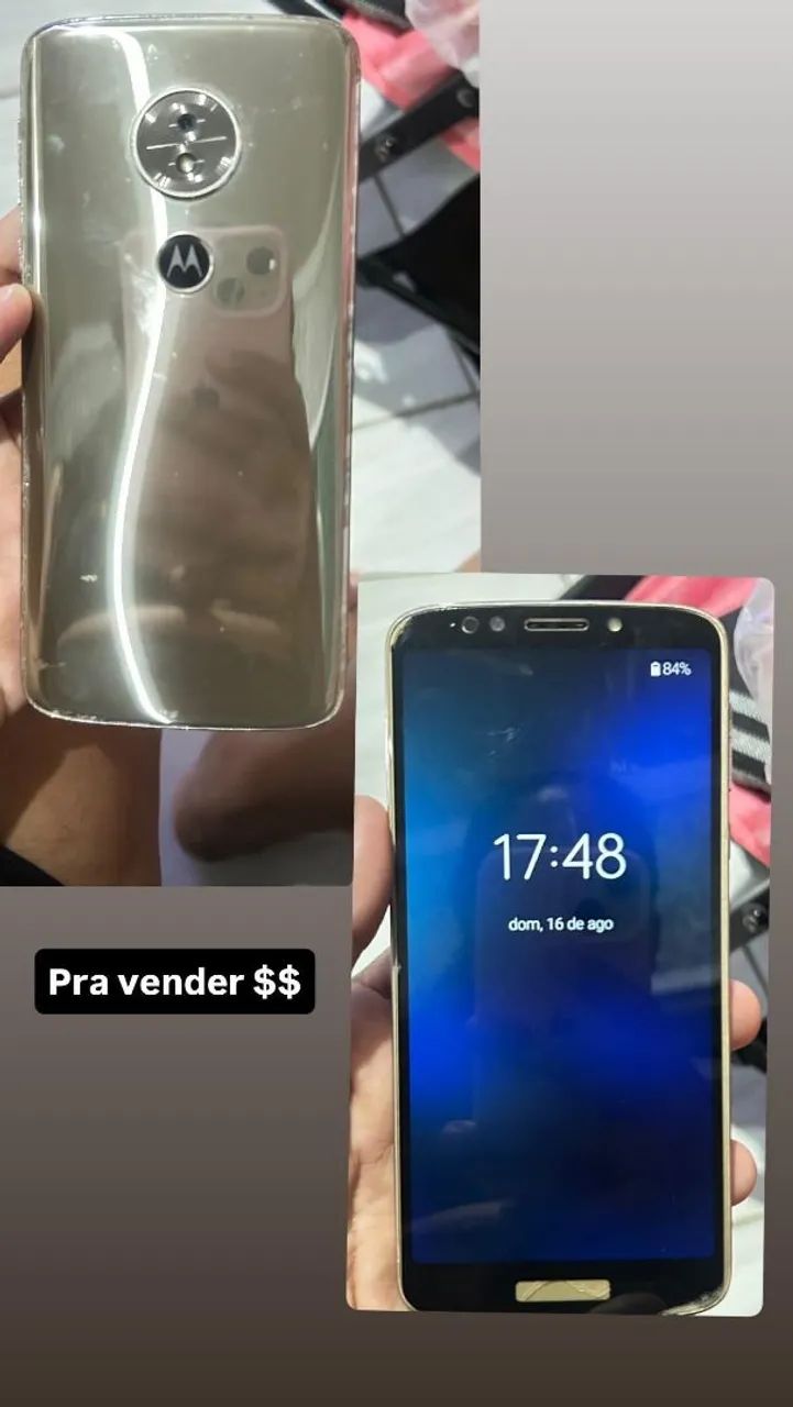 Vendo celular moto G6 play todo original funcionando perfeitamente 