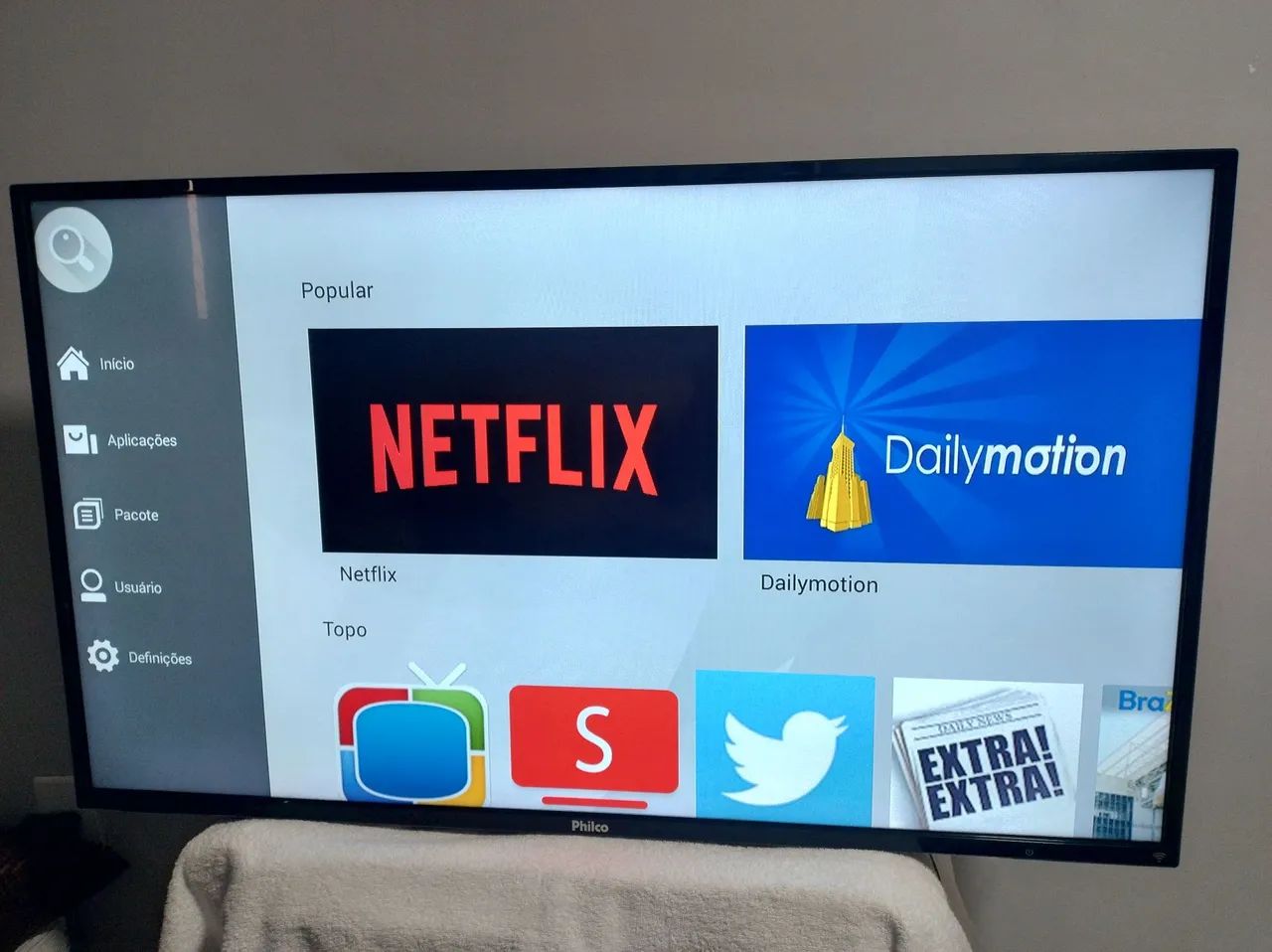 Smart TV 50" Philco + Chromecast - Cinema em Casa (Motivo Mudança) - Foto 4