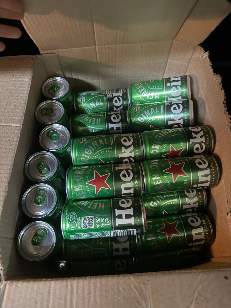 69 latas Cerveja Heineken 269ml - Foto 2