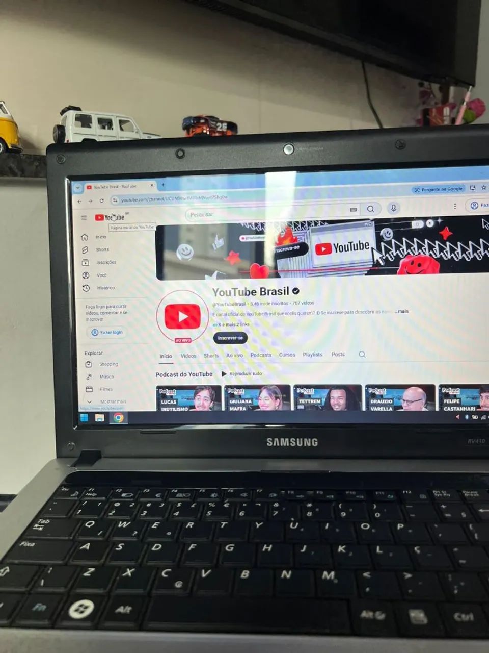 Notebook Samsung Windows 10 64bit + 2gb ddr3 + hd 160gb  - Foto 5