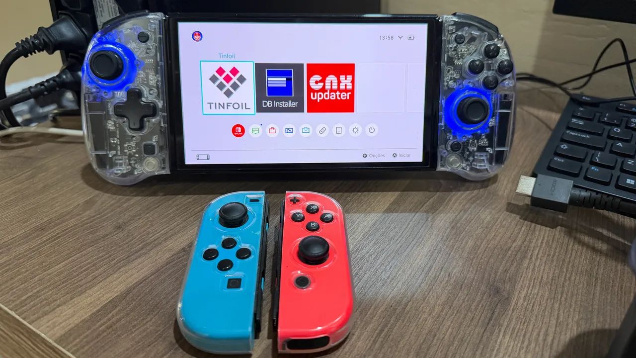Nintendo switch OLED desbloqueado 128GB