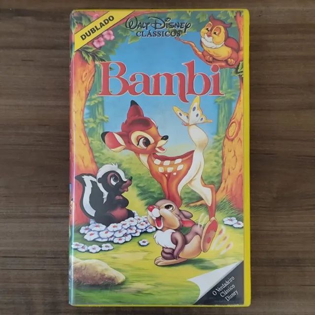 Fita VHS Bambi (Dublado)