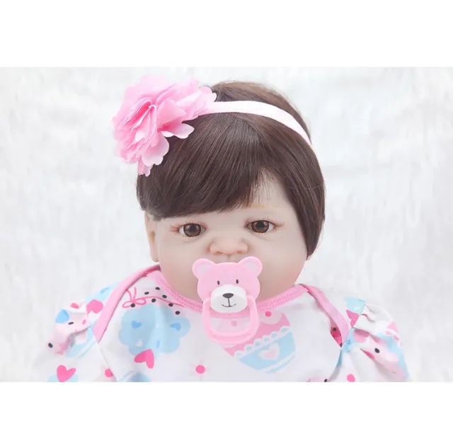 Boneca Realista Reborn Silicone Nenem Barbara - Foto 2