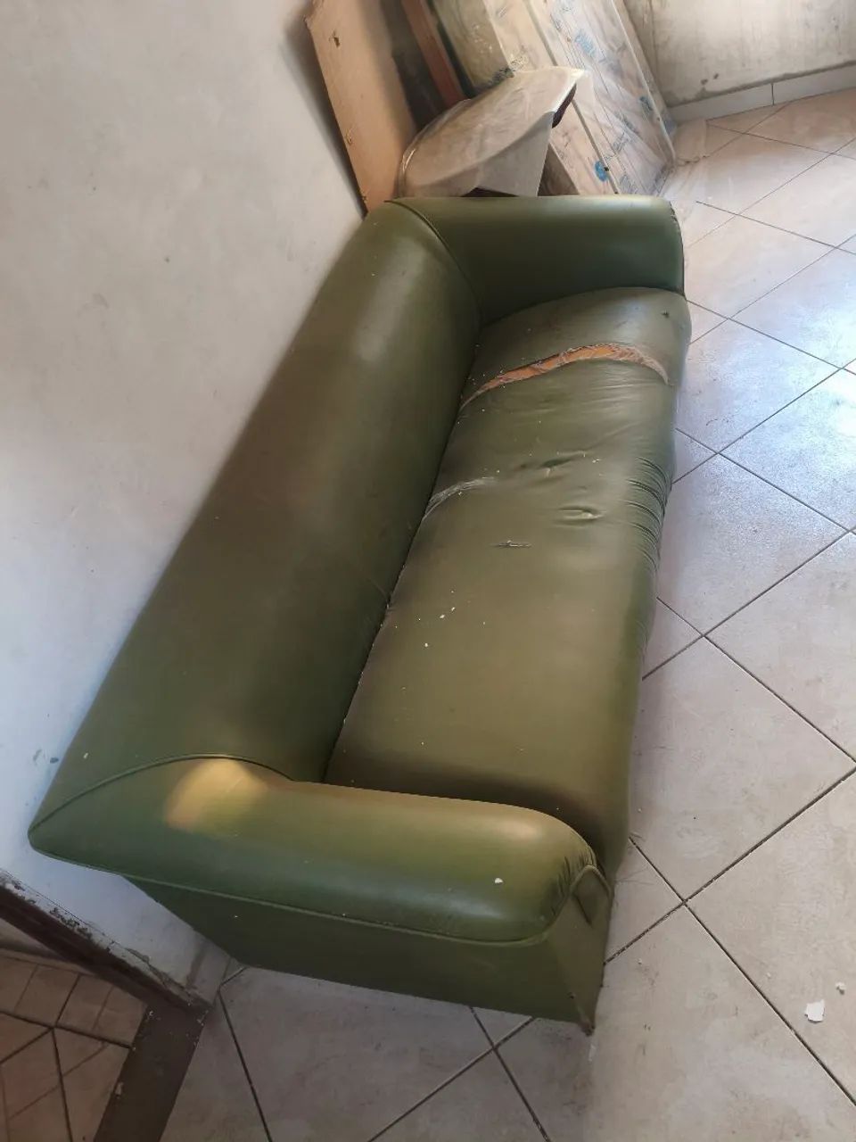 Sofa 3 lugares doacao - Foto 4