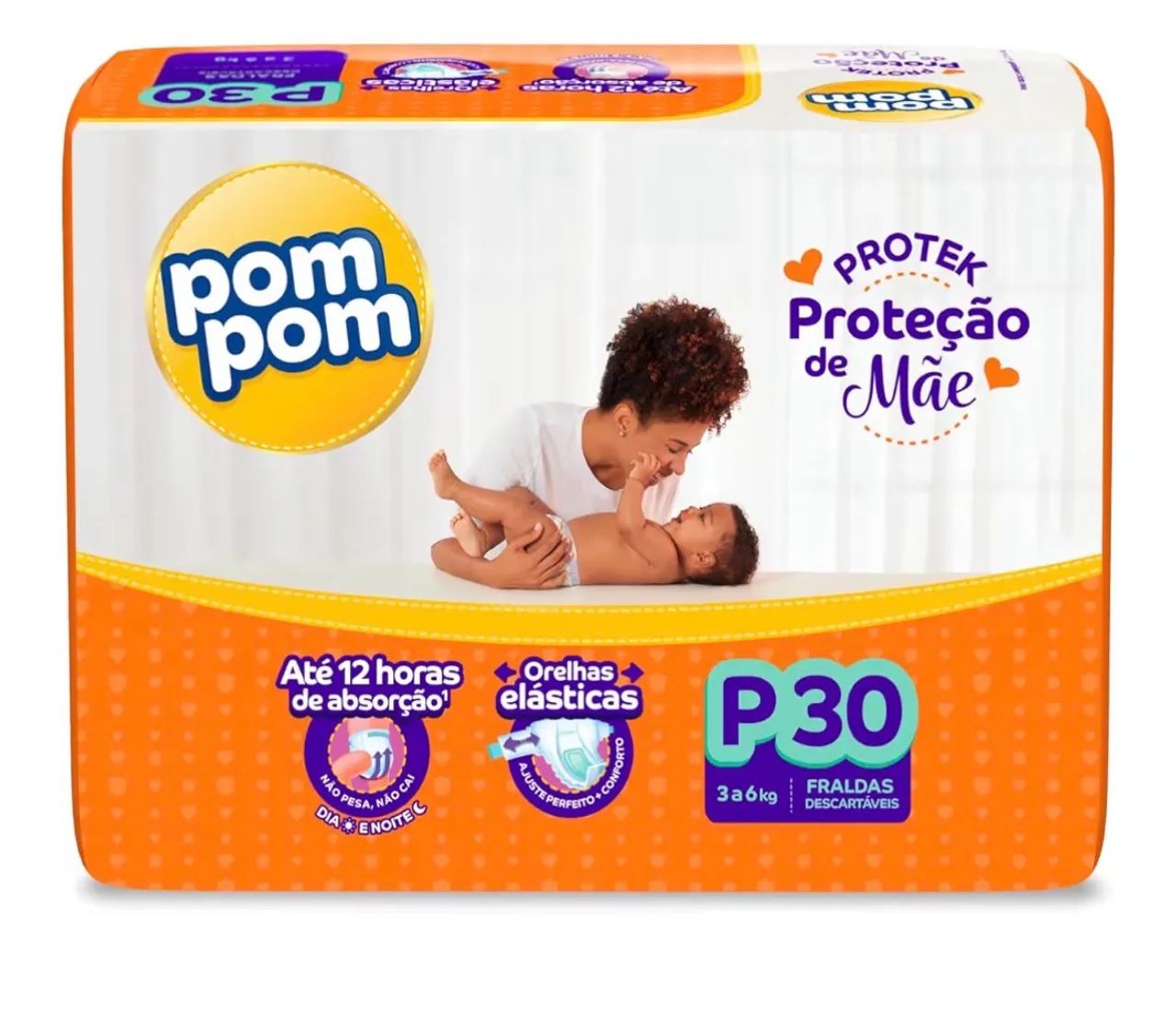 Fralda Pompom Protek P