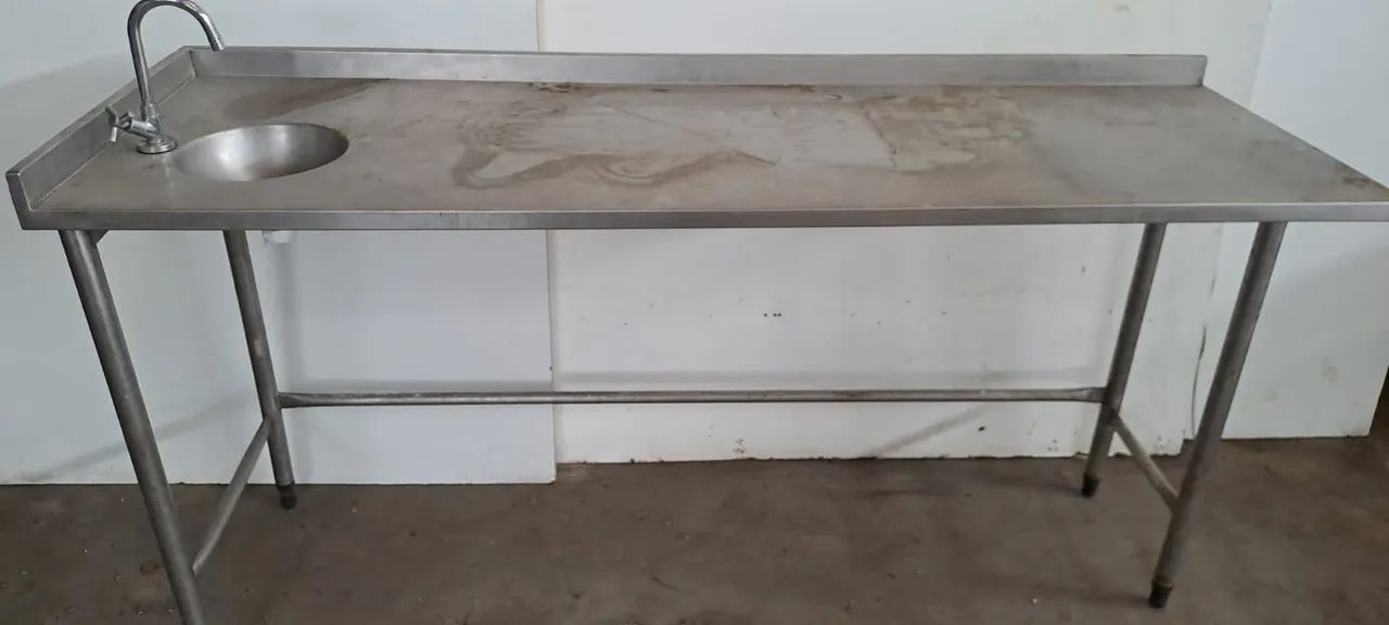 Bancada de Inox com Cuba  - Foto 2