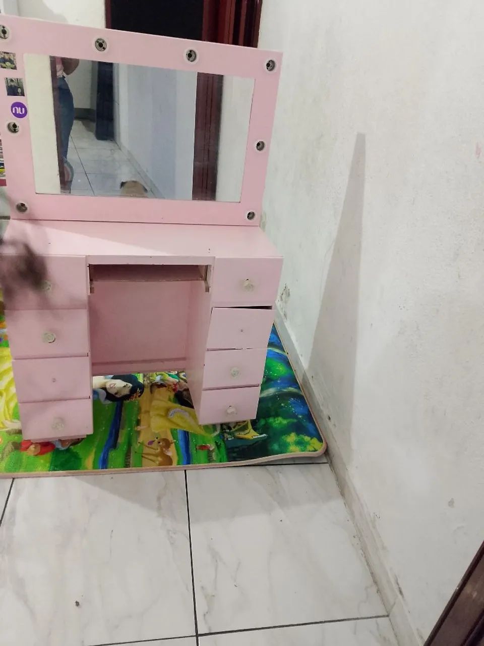 Penteadeira infantil Rosa bebê pra retirar  - Foto 4