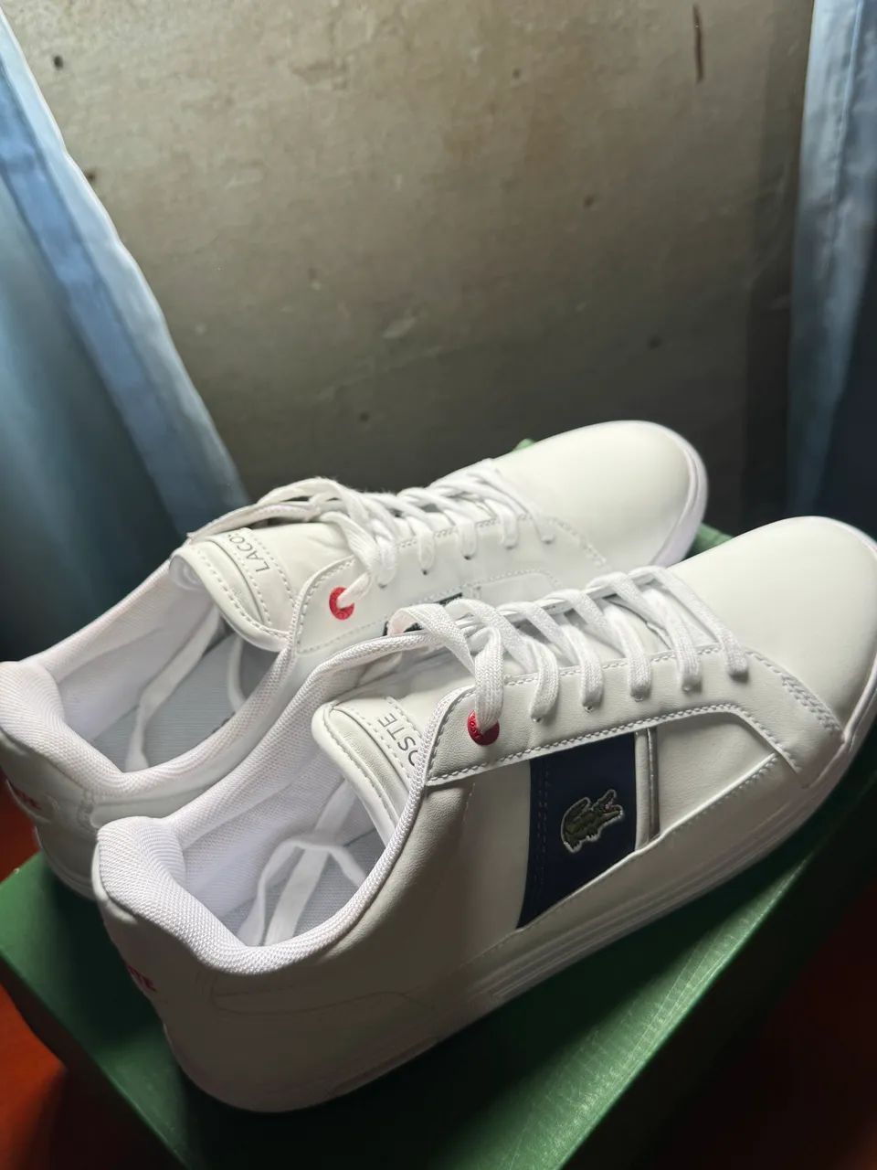 Tênis Lacoste Branco Original - Novo