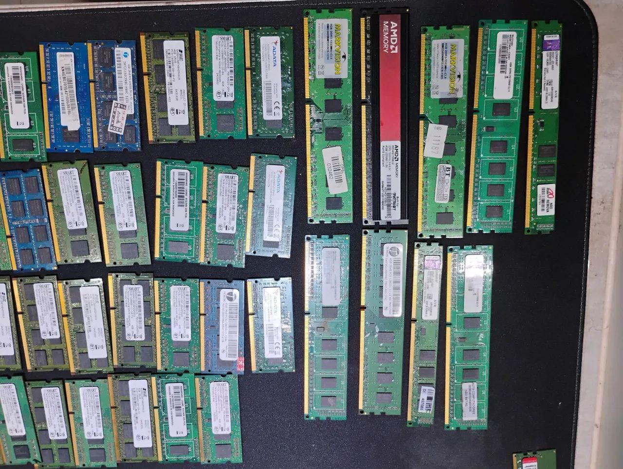 Pack 58 memórias ram DDR3 4gb445600358917089281
