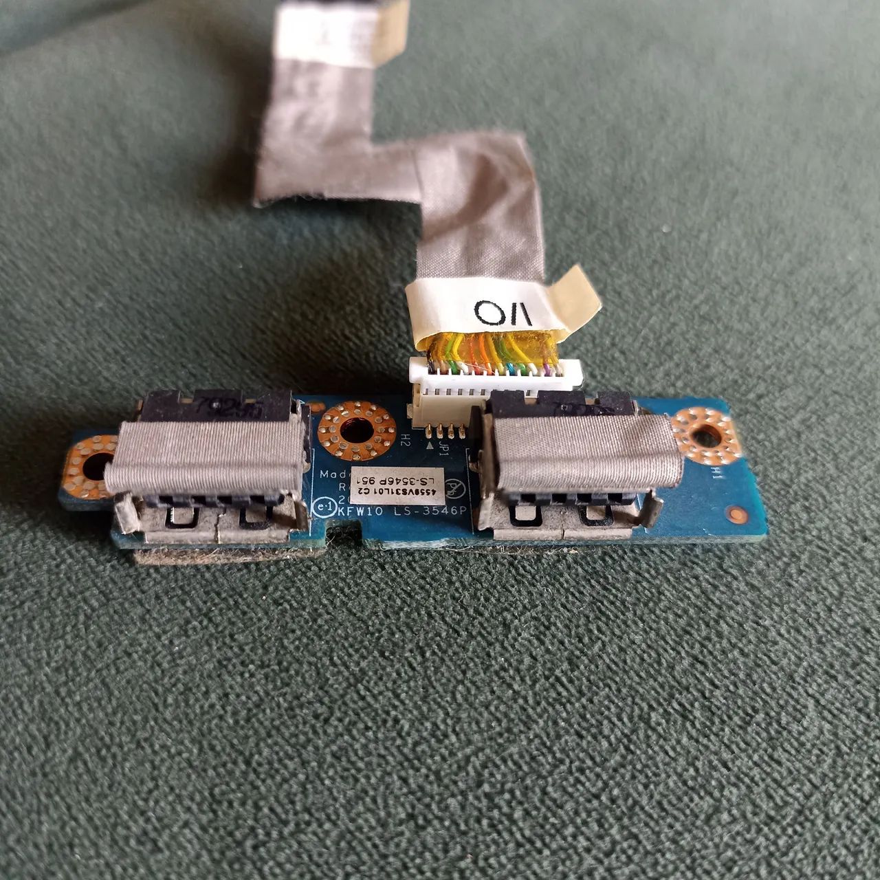 Placa USB Dell Inspiron 1428 KFW10 LS-3546P com Cabo - Foto 3