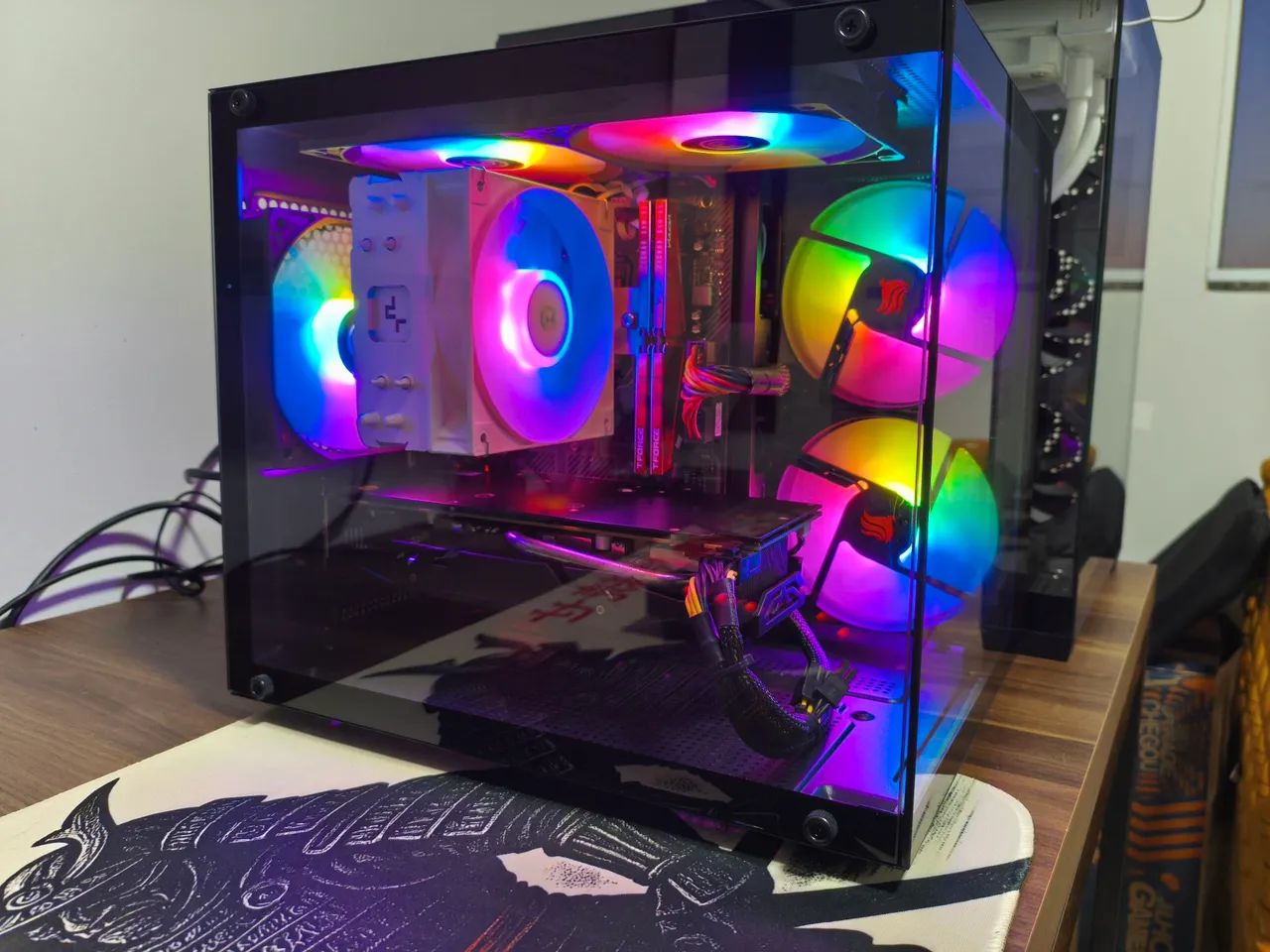 Pc gamer I3-10100F + RX 590 8GB - Foto 3