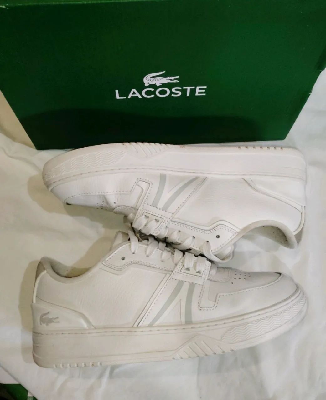 Tênis Lacoste L001 Branco - Foto 3