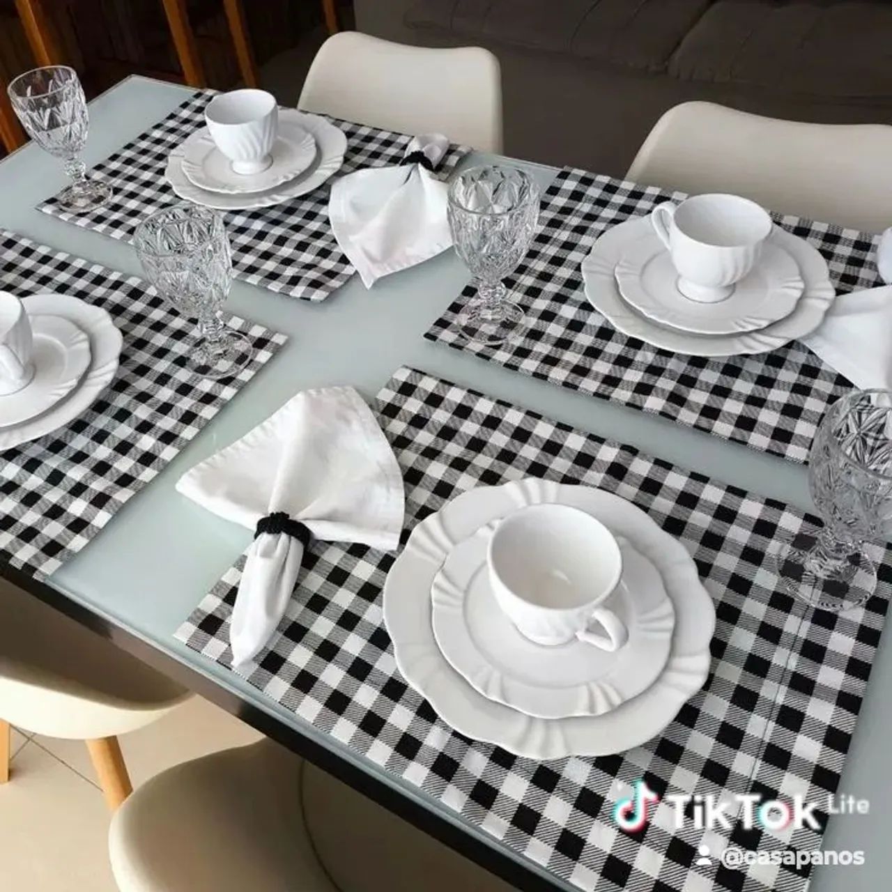 Mesa posta, jogo americano. - Foto 2