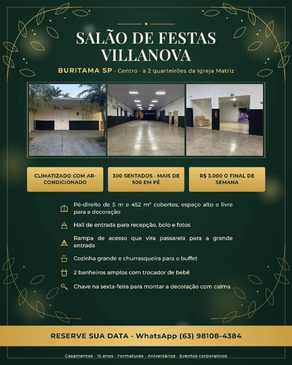 SALÃO DE FESTAS VILLANOVA
