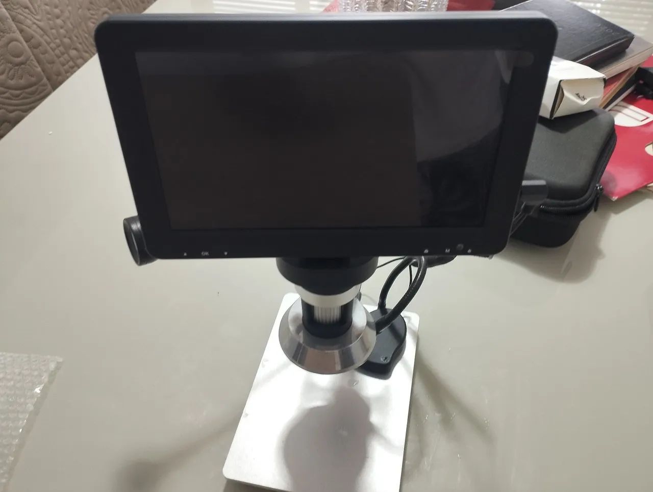 Microscópio Digital com Tela de 7 polegadas HD - Foto 4