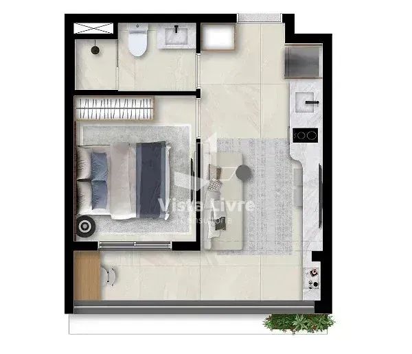 Studio à venda, Perdizes, São Paulo, SP