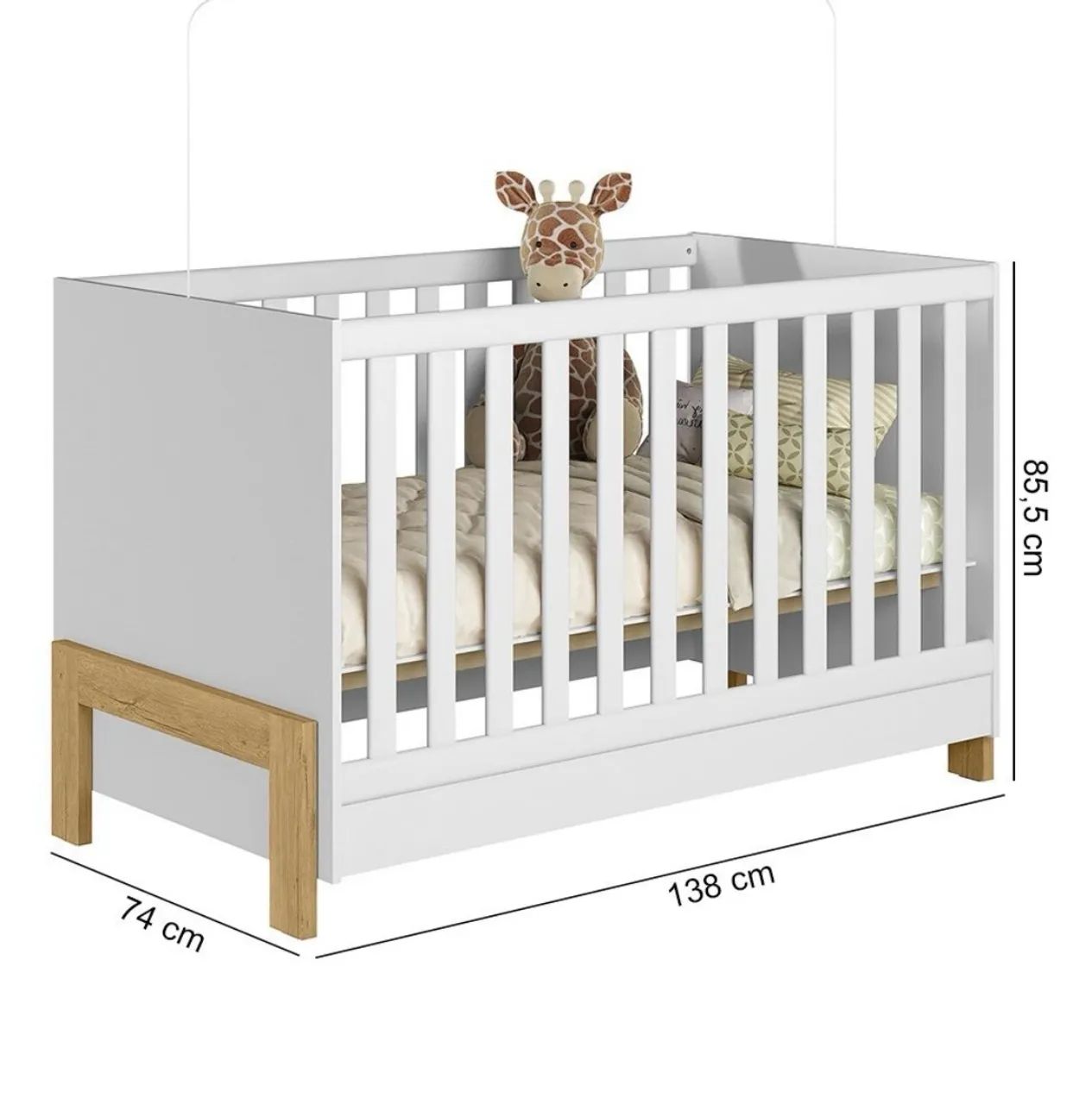 Vendo Berço que vira mini cama - Foto 5