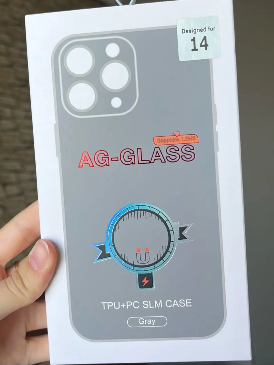 Vendo capa AG-GLASS para iPhone 13/14.