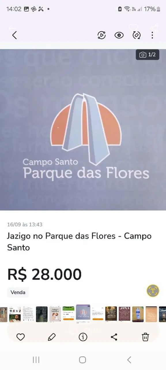 Vendo Jazigo no precinho