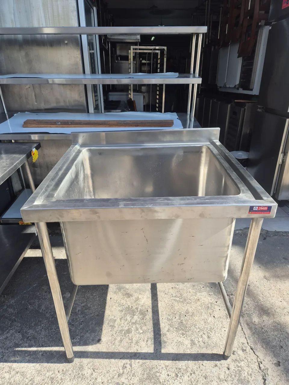 Pia tanque inox 
