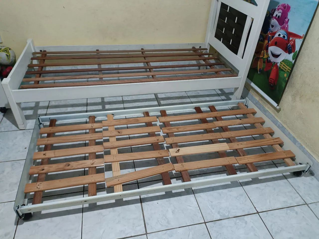 Cama solteiro com auxiliar  - Foto 2