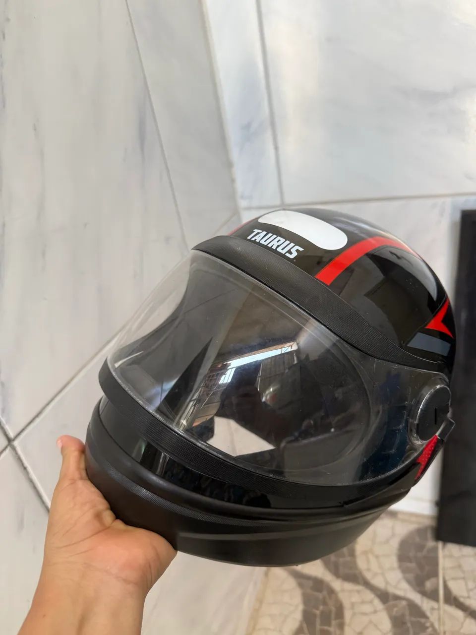 Capacete n 60 e luva  - Foto 4