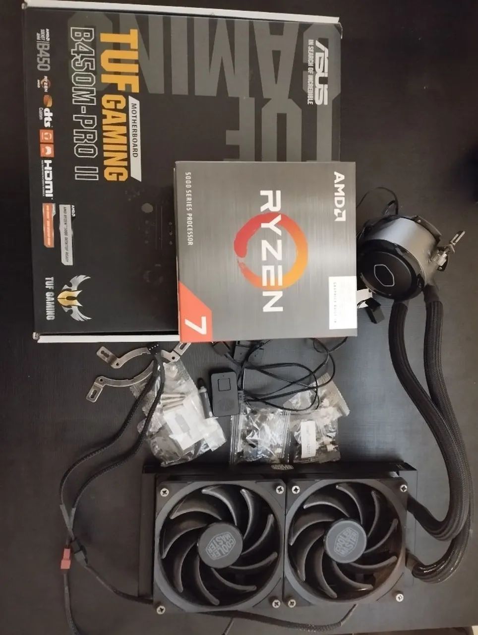 Ryzen 7 5700G + B450M + Water Cooler 