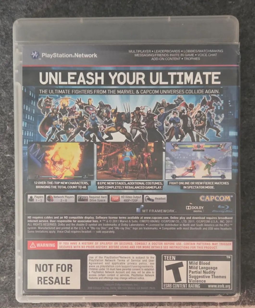 Ultimate Marvel vs Capcom 3 - Ps3 - Foto 2