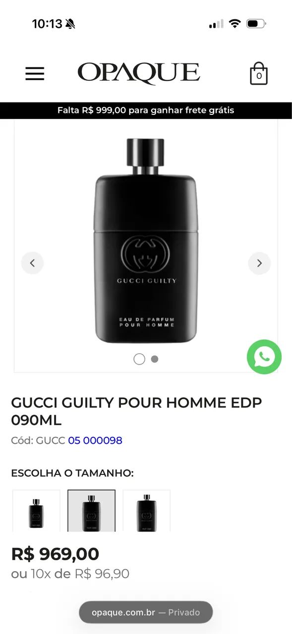 Perfume Gucci guilty pour homme 90 ml - Foto 2