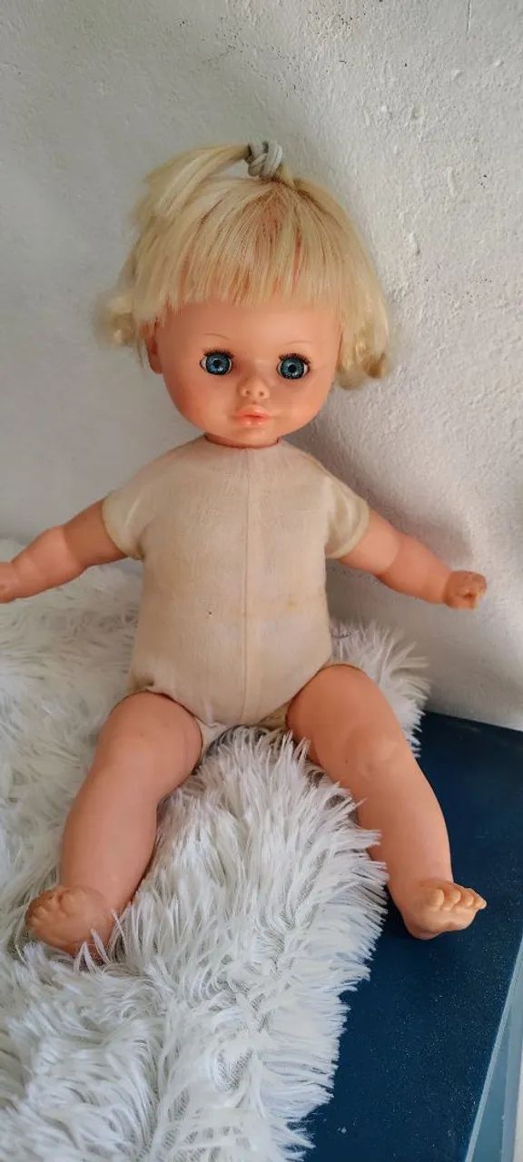 Boneca antiga risadinha da estrela   - Foto 5